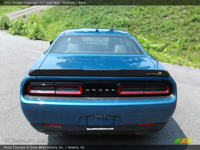 Frostbite / Black 2021 Dodge Challenger R/T Scat Pack