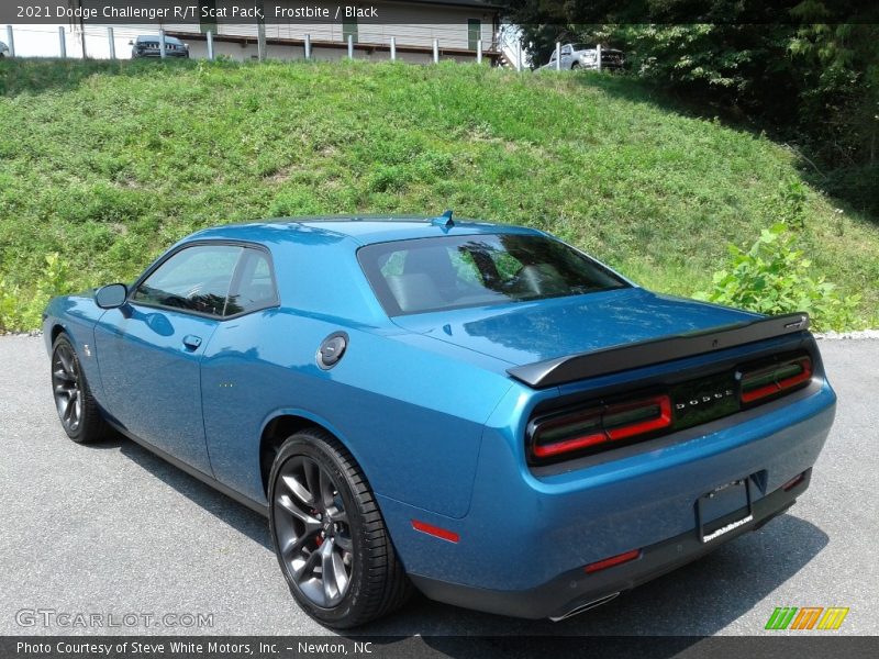 Frostbite / Black 2021 Dodge Challenger R/T Scat Pack