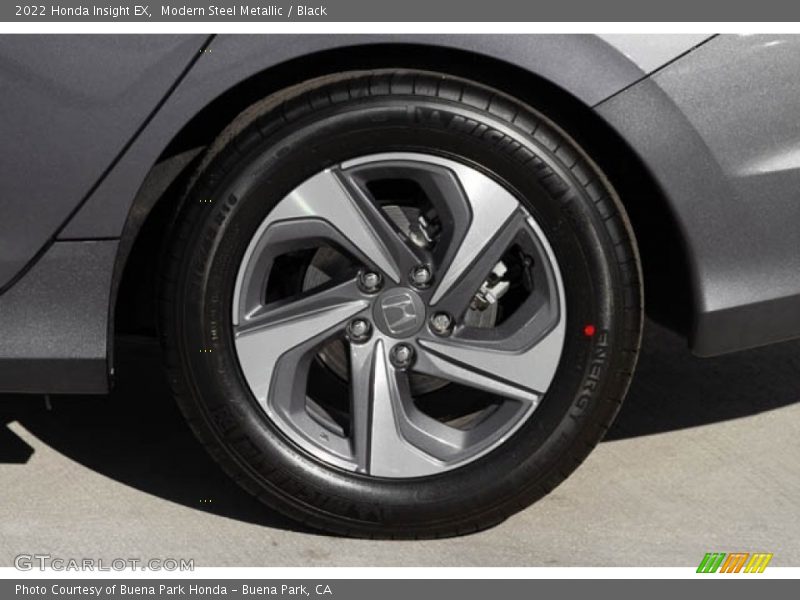 Modern Steel Metallic / Black 2022 Honda Insight EX