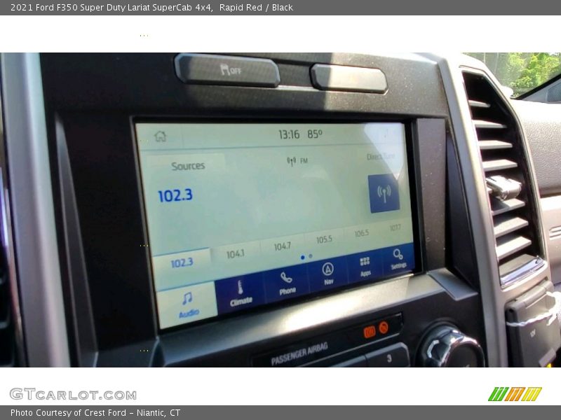 Rapid Red / Black 2021 Ford F350 Super Duty Lariat SuperCab 4x4