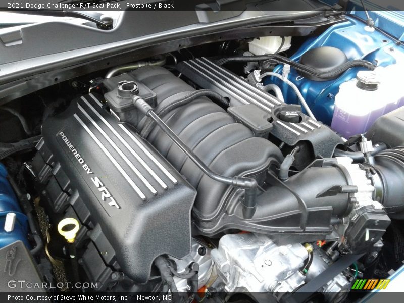 Frostbite / Black 2021 Dodge Challenger R/T Scat Pack
