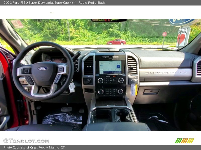 Rapid Red / Black 2021 Ford F350 Super Duty Lariat SuperCab 4x4