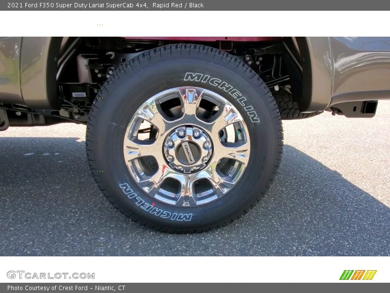 Rapid Red / Black 2021 Ford F350 Super Duty Lariat SuperCab 4x4