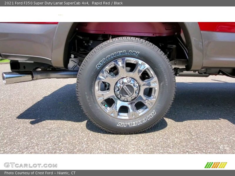 Rapid Red / Black 2021 Ford F350 Super Duty Lariat SuperCab 4x4
