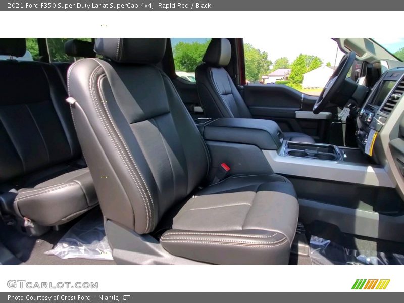 Rapid Red / Black 2021 Ford F350 Super Duty Lariat SuperCab 4x4
