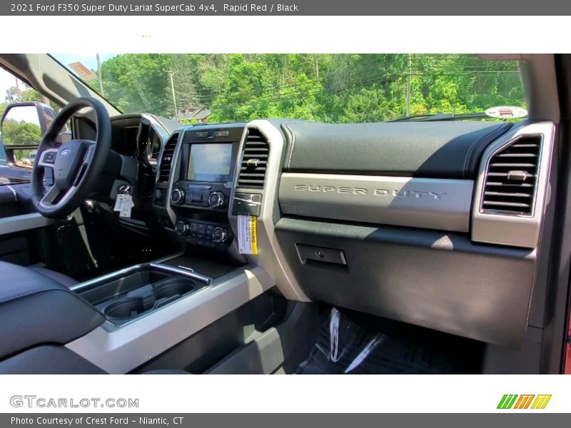 Rapid Red / Black 2021 Ford F350 Super Duty Lariat SuperCab 4x4