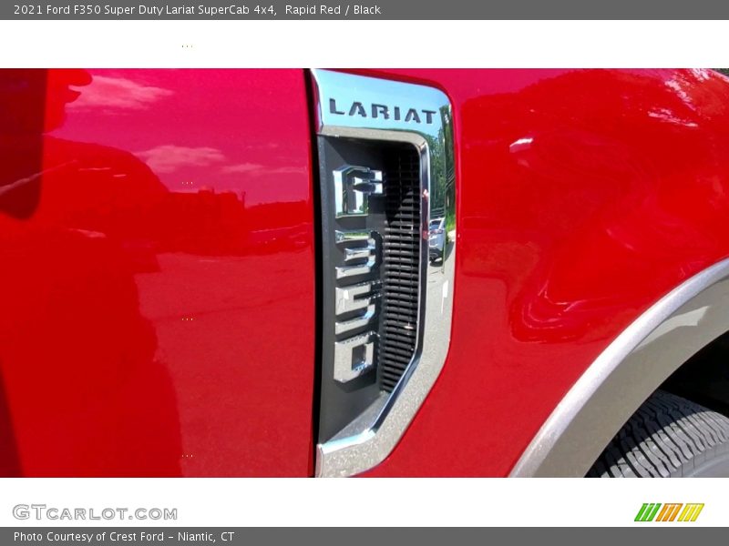 Rapid Red / Black 2021 Ford F350 Super Duty Lariat SuperCab 4x4