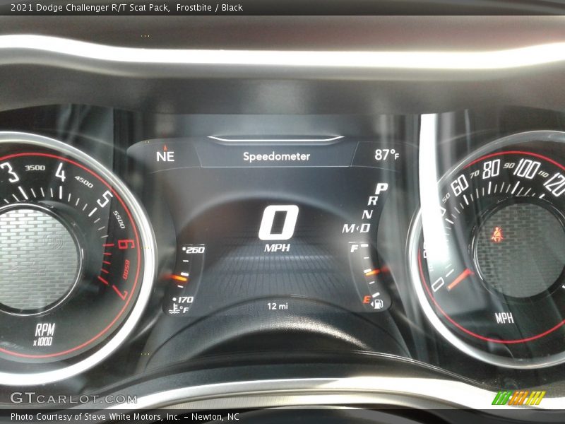 Frostbite / Black 2021 Dodge Challenger R/T Scat Pack