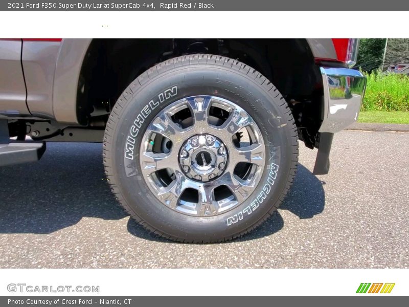 Rapid Red / Black 2021 Ford F350 Super Duty Lariat SuperCab 4x4