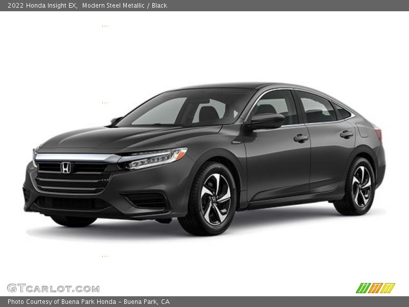 Modern Steel Metallic / Black 2022 Honda Insight EX