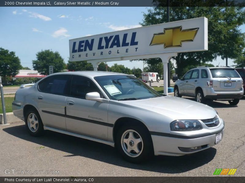 Galaxy Silver Metallic / Medium Gray 2000 Chevrolet Impala LS