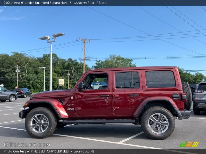  2021 Wrangler Unlimited Sahara 4x4 Snazzberry Pearl