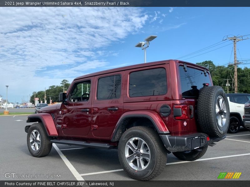 Snazzberry Pearl / Black 2021 Jeep Wrangler Unlimited Sahara 4x4