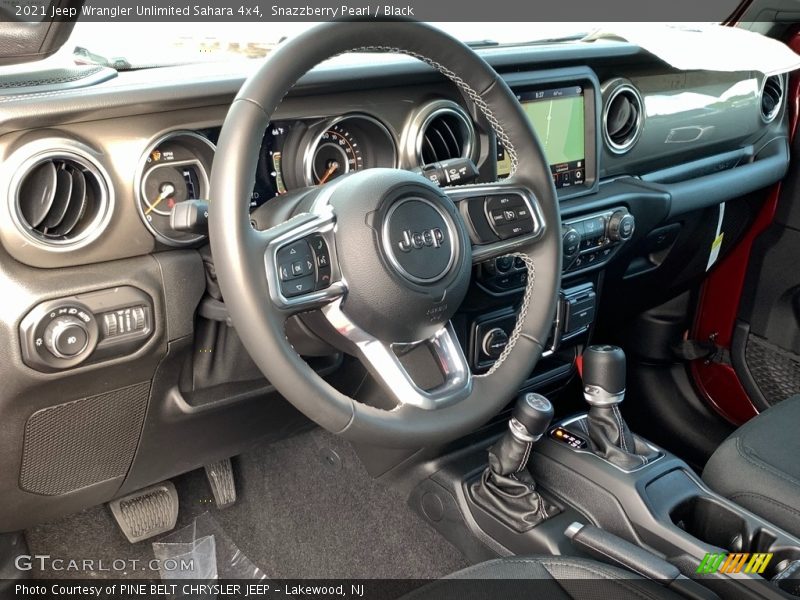 Dashboard of 2021 Wrangler Unlimited Sahara 4x4