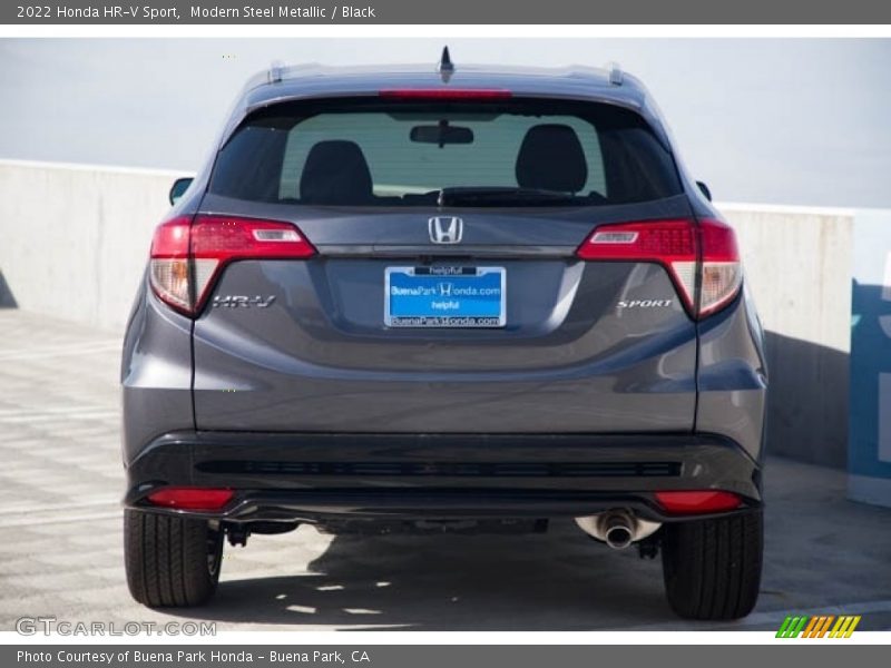 Modern Steel Metallic / Black 2022 Honda HR-V Sport