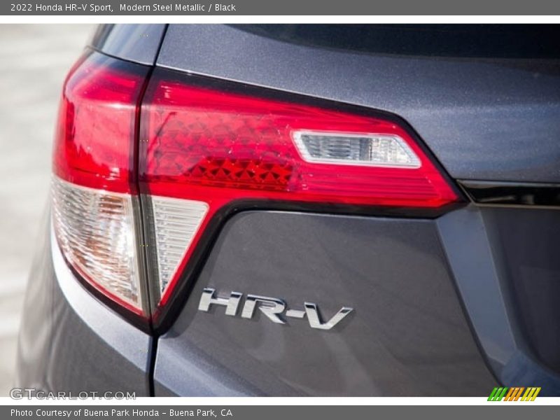 Modern Steel Metallic / Black 2022 Honda HR-V Sport