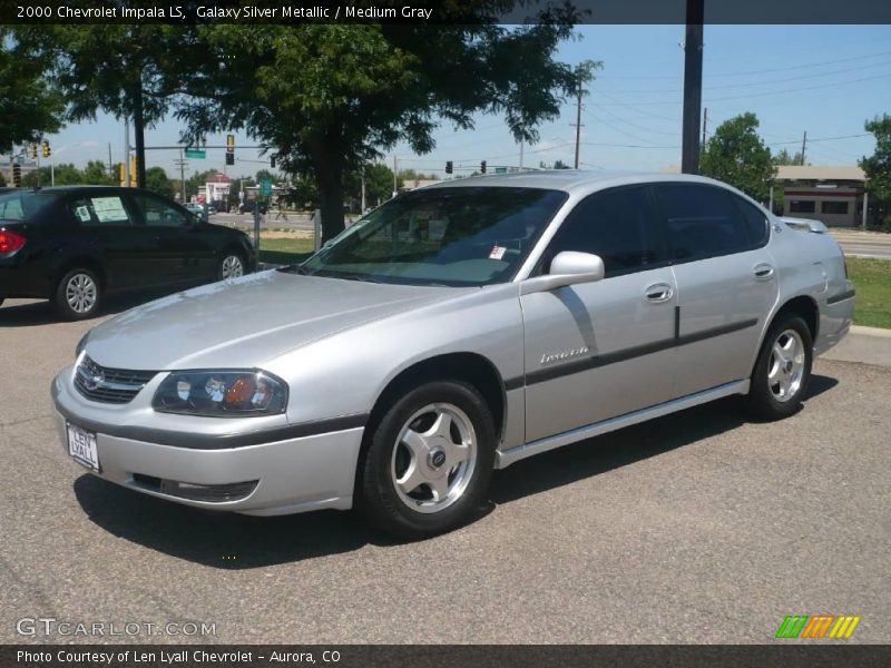 Galaxy Silver Metallic / Medium Gray 2000 Chevrolet Impala LS