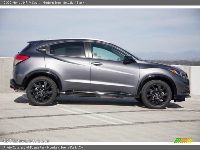 Modern Steel Metallic / Black 2022 Honda HR-V Sport