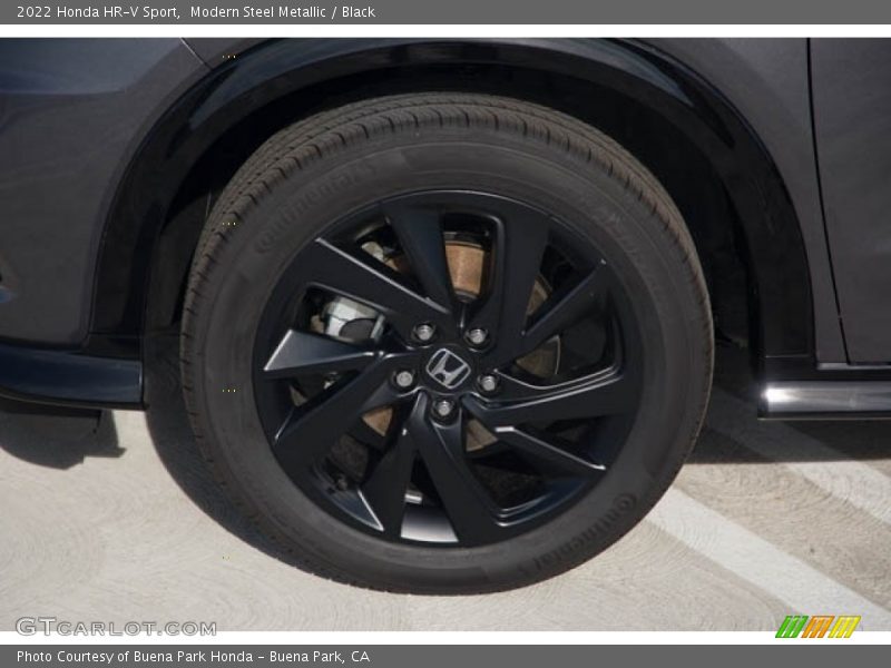 Modern Steel Metallic / Black 2022 Honda HR-V Sport