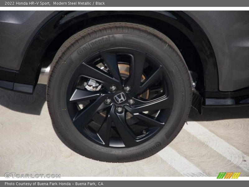 Modern Steel Metallic / Black 2022 Honda HR-V Sport