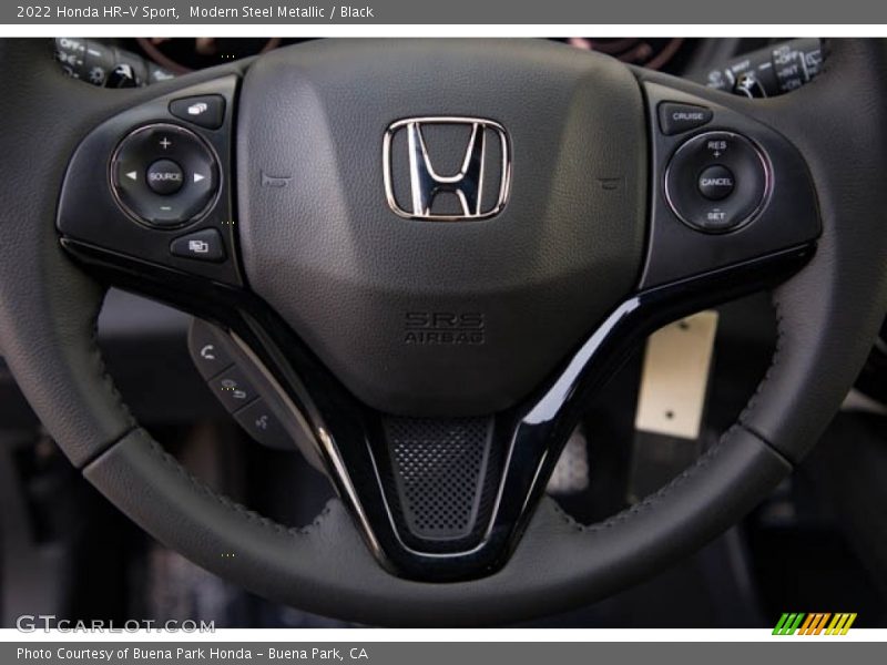 Modern Steel Metallic / Black 2022 Honda HR-V Sport