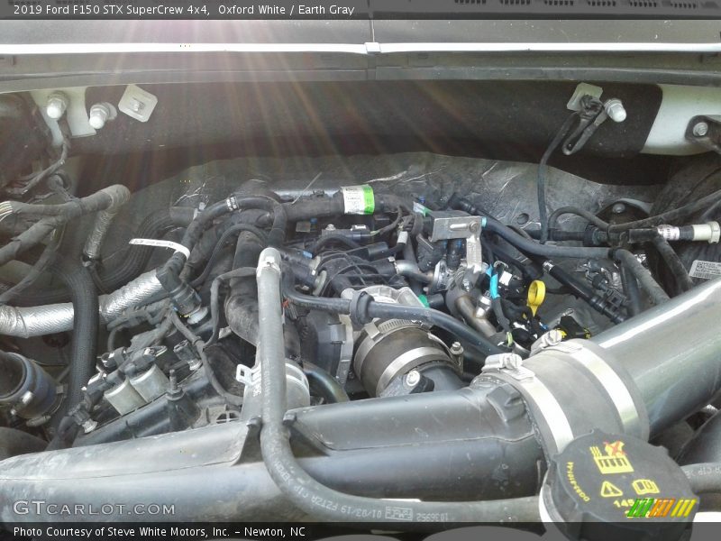 Oxford White / Earth Gray 2019 Ford F150 STX SuperCrew 4x4