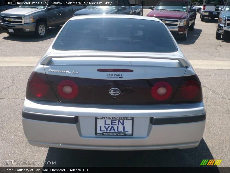 Galaxy Silver Metallic / Medium Gray 2000 Chevrolet Impala LS