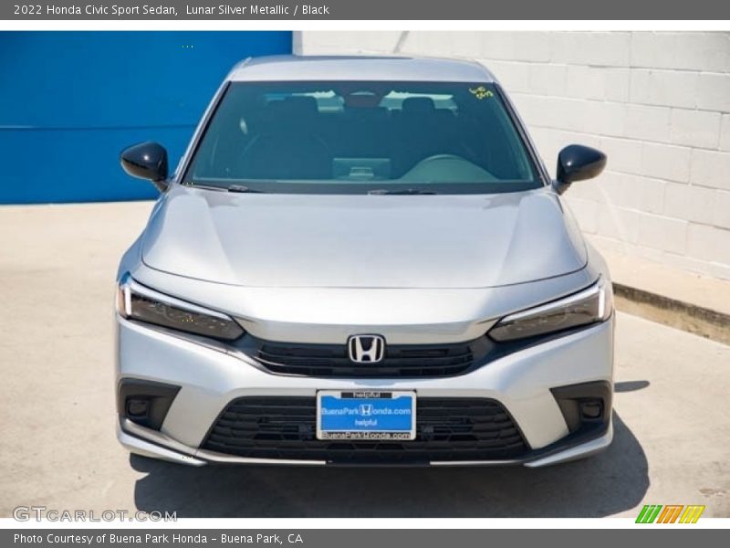 Lunar Silver Metallic / Black 2022 Honda Civic Sport Sedan