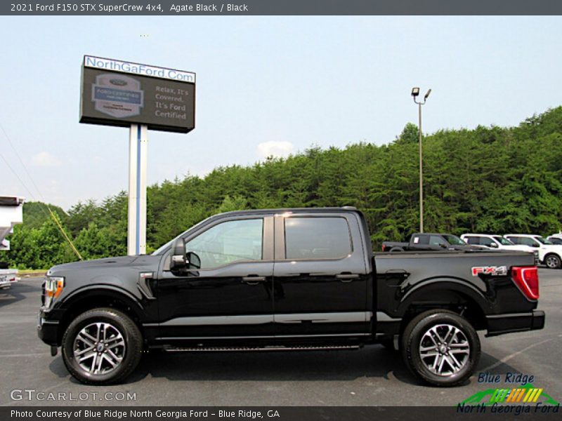 Agate Black / Black 2021 Ford F150 STX SuperCrew 4x4