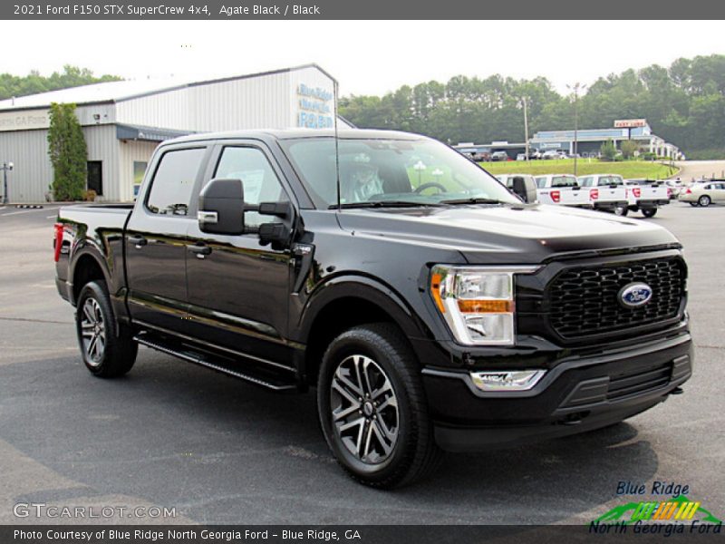 Agate Black / Black 2021 Ford F150 STX SuperCrew 4x4