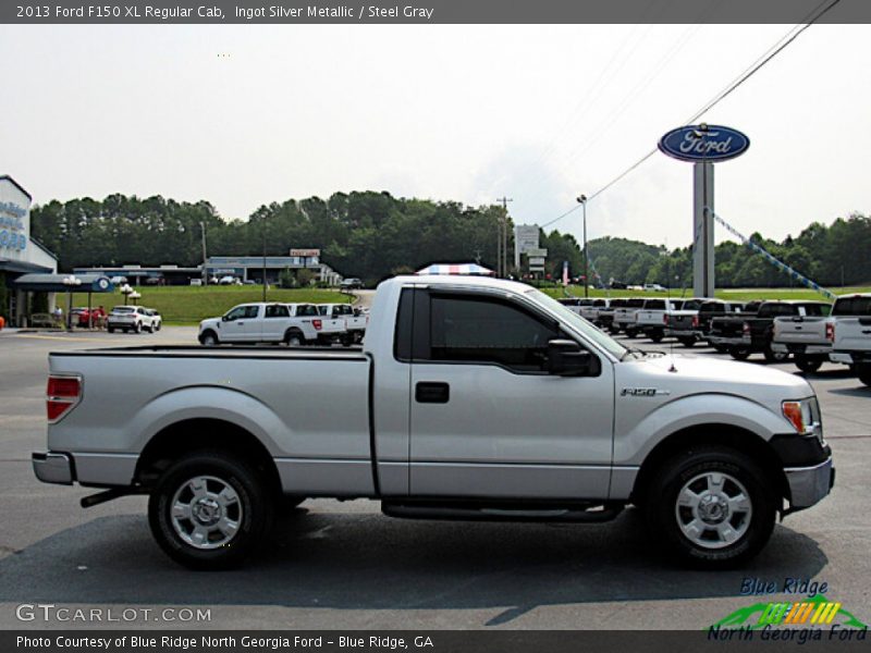 Ingot Silver Metallic / Steel Gray 2013 Ford F150 XL Regular Cab