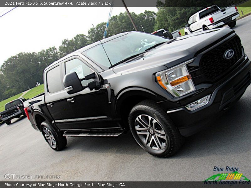 Agate Black / Black 2021 Ford F150 STX SuperCrew 4x4