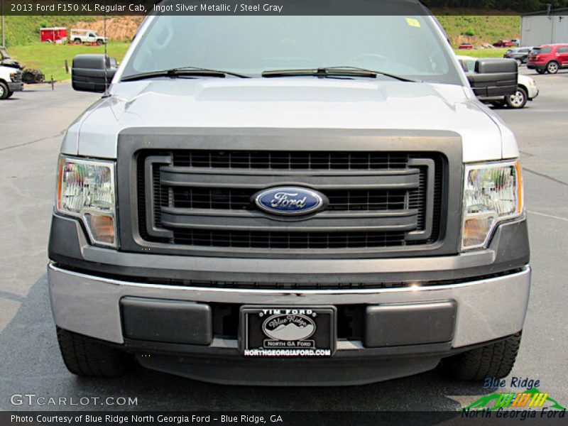 Ingot Silver Metallic / Steel Gray 2013 Ford F150 XL Regular Cab