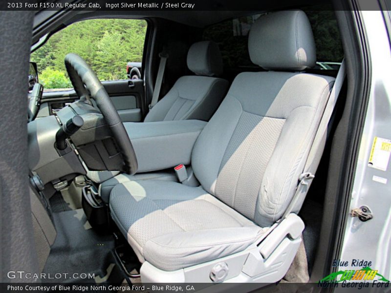 Ingot Silver Metallic / Steel Gray 2013 Ford F150 XL Regular Cab