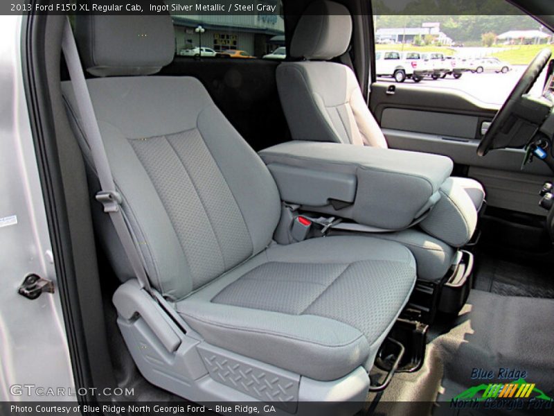 Ingot Silver Metallic / Steel Gray 2013 Ford F150 XL Regular Cab