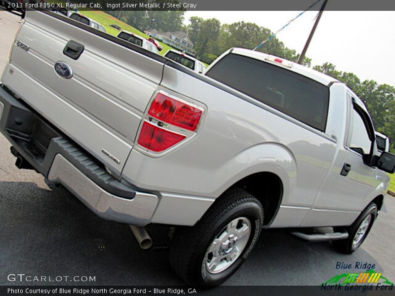 Ingot Silver Metallic / Steel Gray 2013 Ford F150 XL Regular Cab
