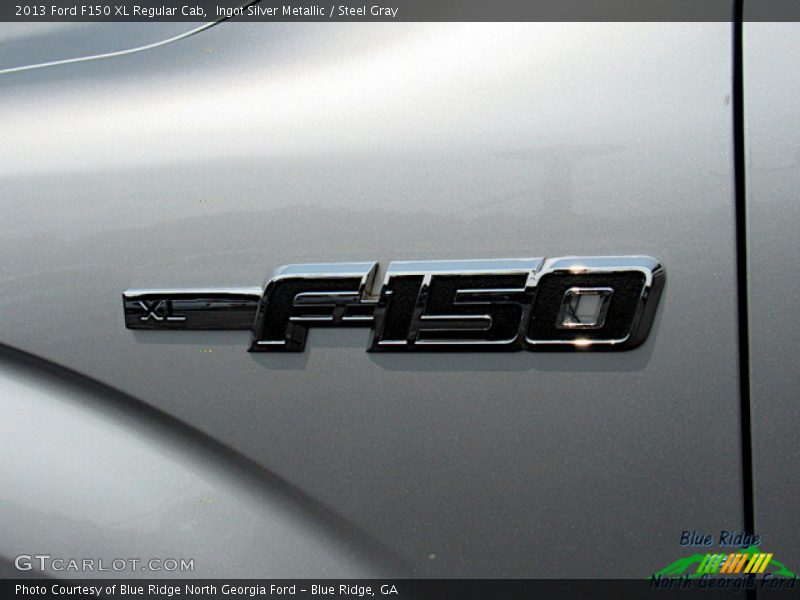 Ingot Silver Metallic / Steel Gray 2013 Ford F150 XL Regular Cab