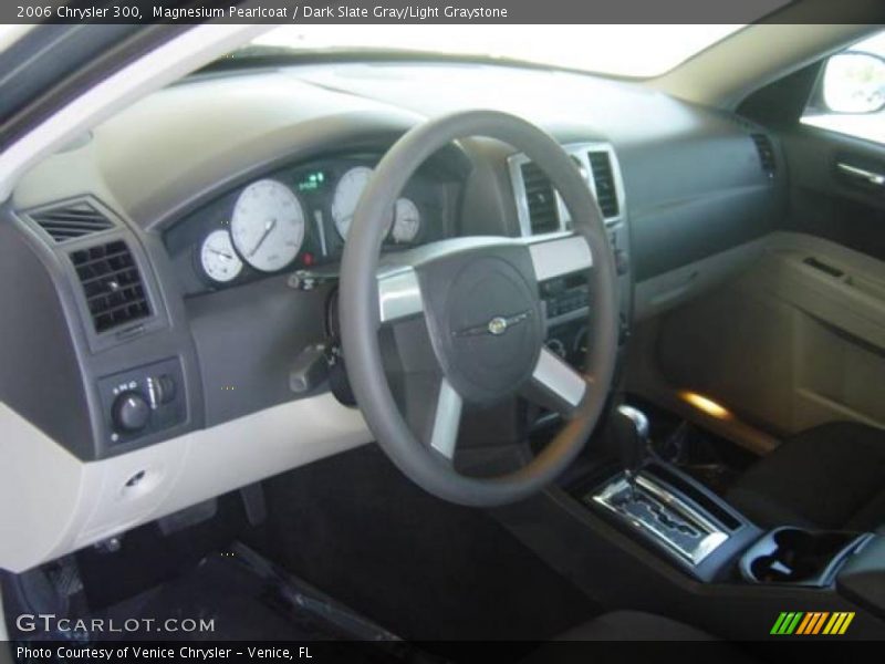 Magnesium Pearlcoat / Dark Slate Gray/Light Graystone 2006 Chrysler 300