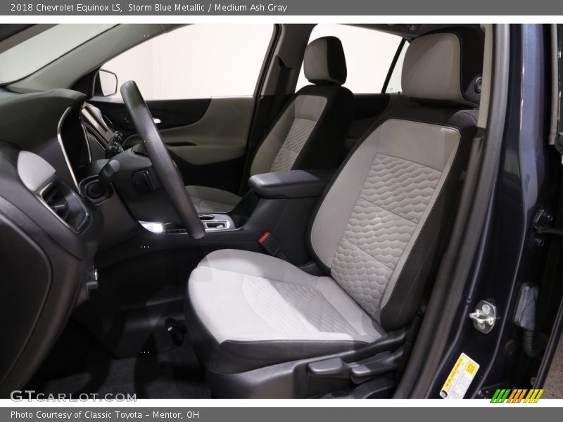 Storm Blue Metallic / Medium Ash Gray 2018 Chevrolet Equinox LS