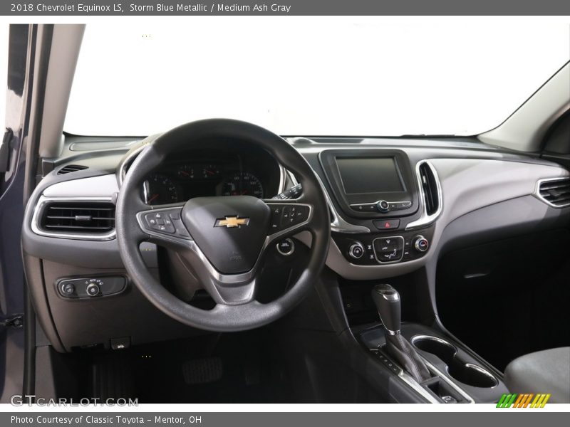 Storm Blue Metallic / Medium Ash Gray 2018 Chevrolet Equinox LS