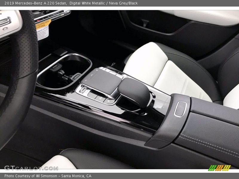 Digital White Metallic / Neva Grey/Black 2019 Mercedes-Benz A 220 Sedan