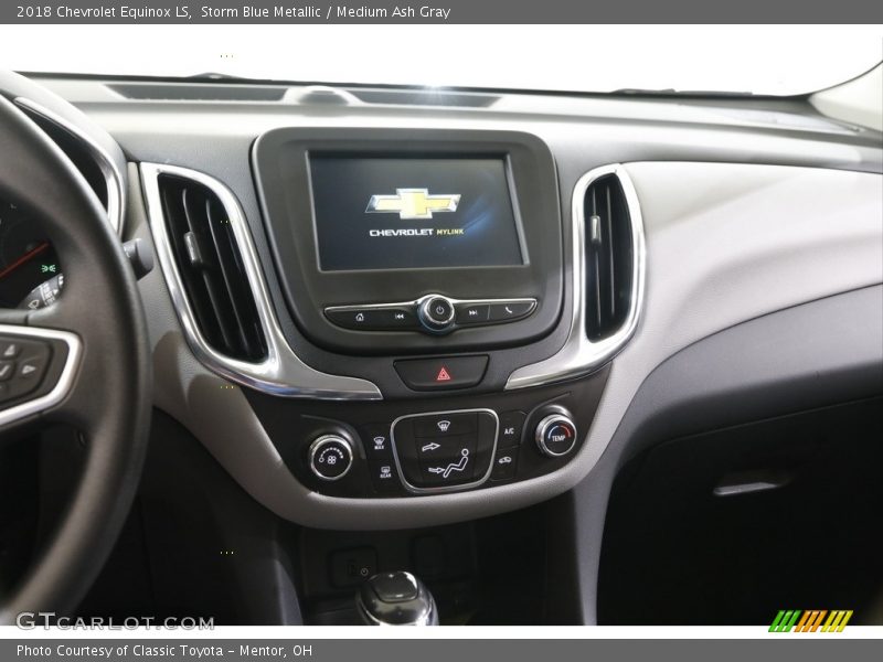 Storm Blue Metallic / Medium Ash Gray 2018 Chevrolet Equinox LS