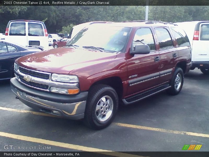 Redfire Metallic / Gray/Dark Charcoal 2003 Chevrolet Tahoe LS 4x4