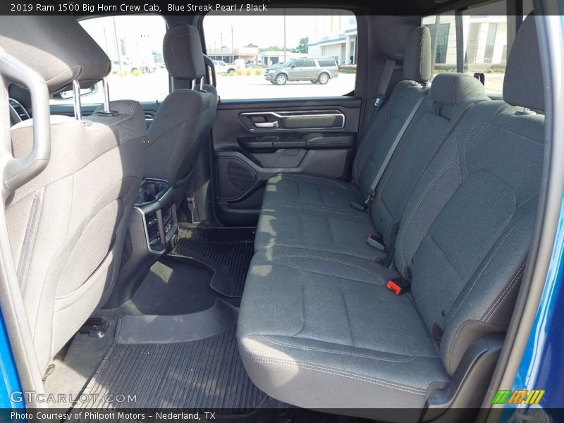 Rear Seat of 2019 1500 Big Horn Crew Cab