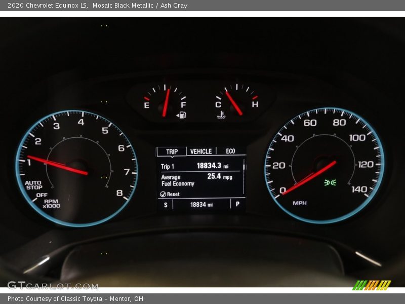 Mosaic Black Metallic / Ash Gray 2020 Chevrolet Equinox LS