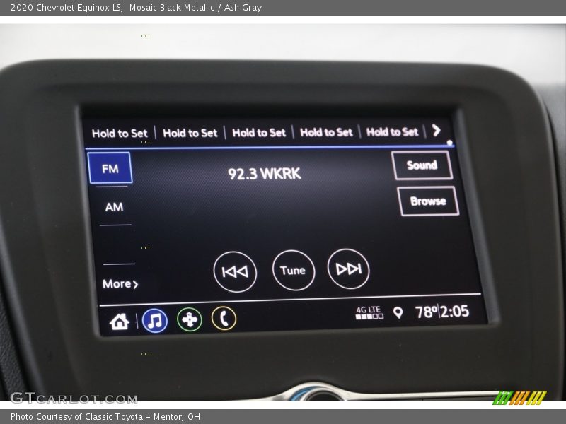 Mosaic Black Metallic / Ash Gray 2020 Chevrolet Equinox LS