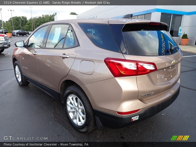 Sandy Ridge Metallic / Medium Ash Gray 2019 Chevrolet Equinox LS AWD
