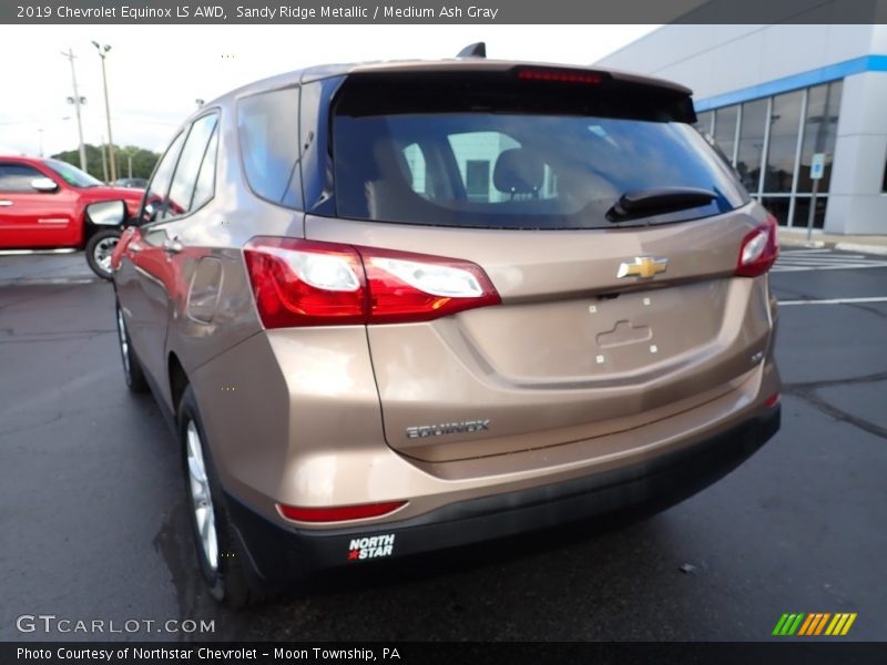 Sandy Ridge Metallic / Medium Ash Gray 2019 Chevrolet Equinox LS AWD