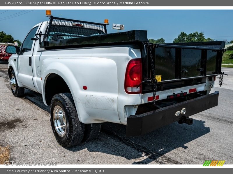Oxford White / Medium Graphite 1999 Ford F350 Super Duty XL Regular Cab Dually
