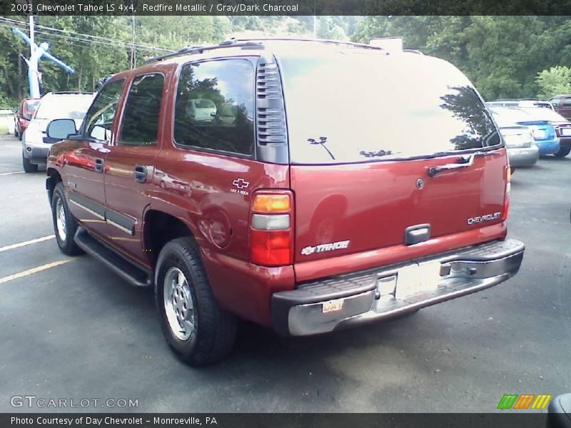 Redfire Metallic / Gray/Dark Charcoal 2003 Chevrolet Tahoe LS 4x4